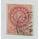 ARGENTINA 1862 GJ 10d ESCUDITO ESTAMPILLA CON SUAVE Y PEQUEÑO ADELGAZAMIENTO VARIEDAD ACENTO ENTRE LA P Y LA U, MUY RARA U$ 150